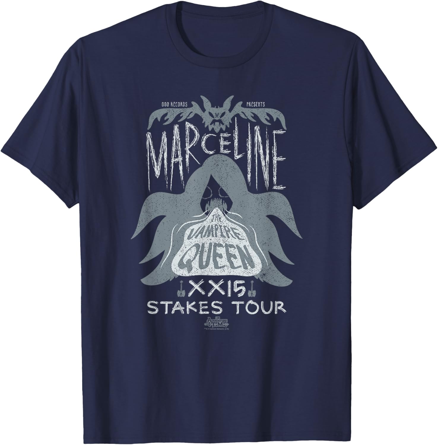 Adventure Time Marceline Vampire Queen Poster T-Shirt - T-Shirt | Navy