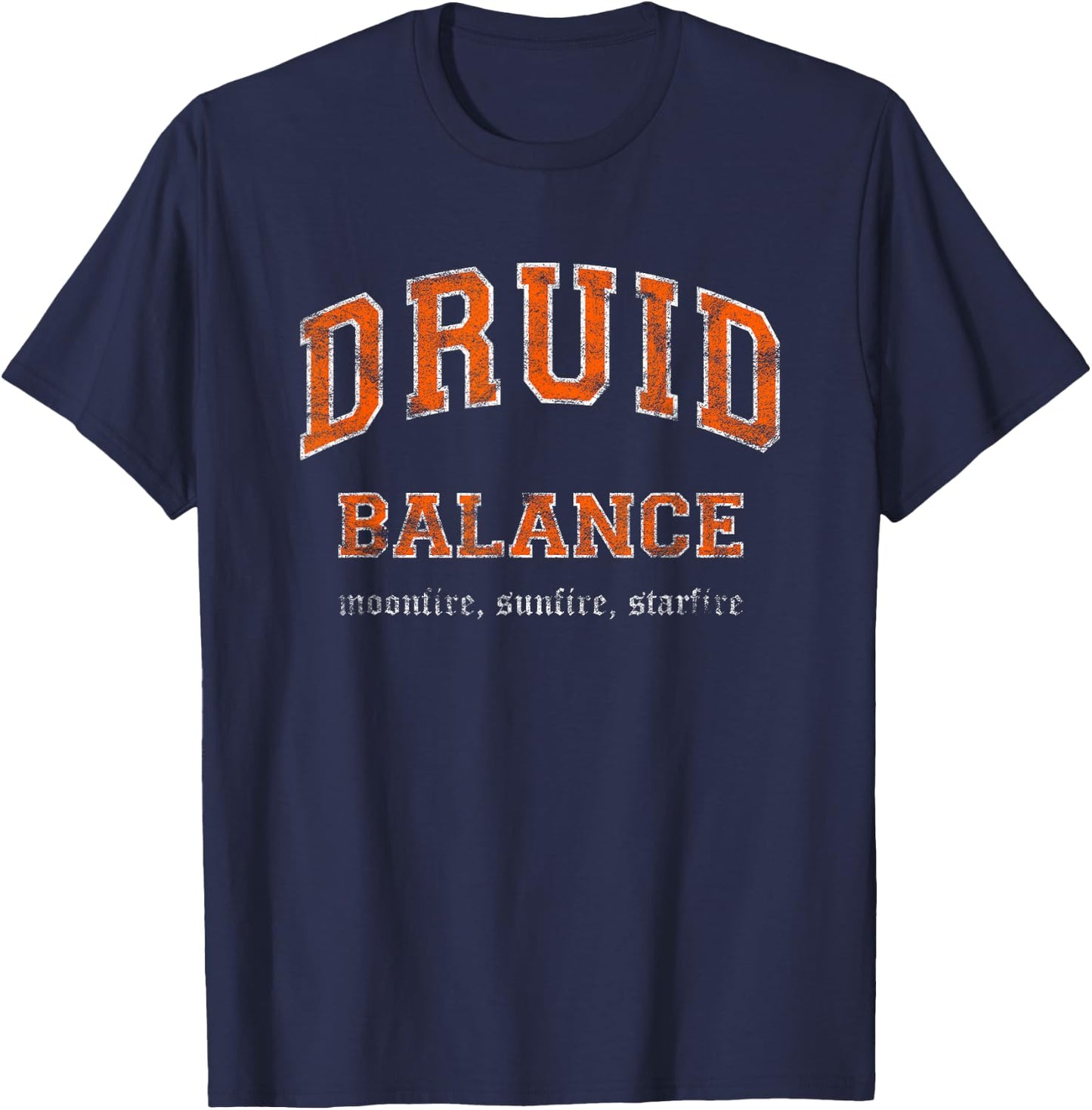 NOOB IRL Balance Druid MMO Gamer T-Shirt - T-Shirt | Navy