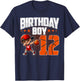 12th Birthday Boy Basketball 12 Years Old Boy Birthday T-Shirt - T-Shirt | Navy