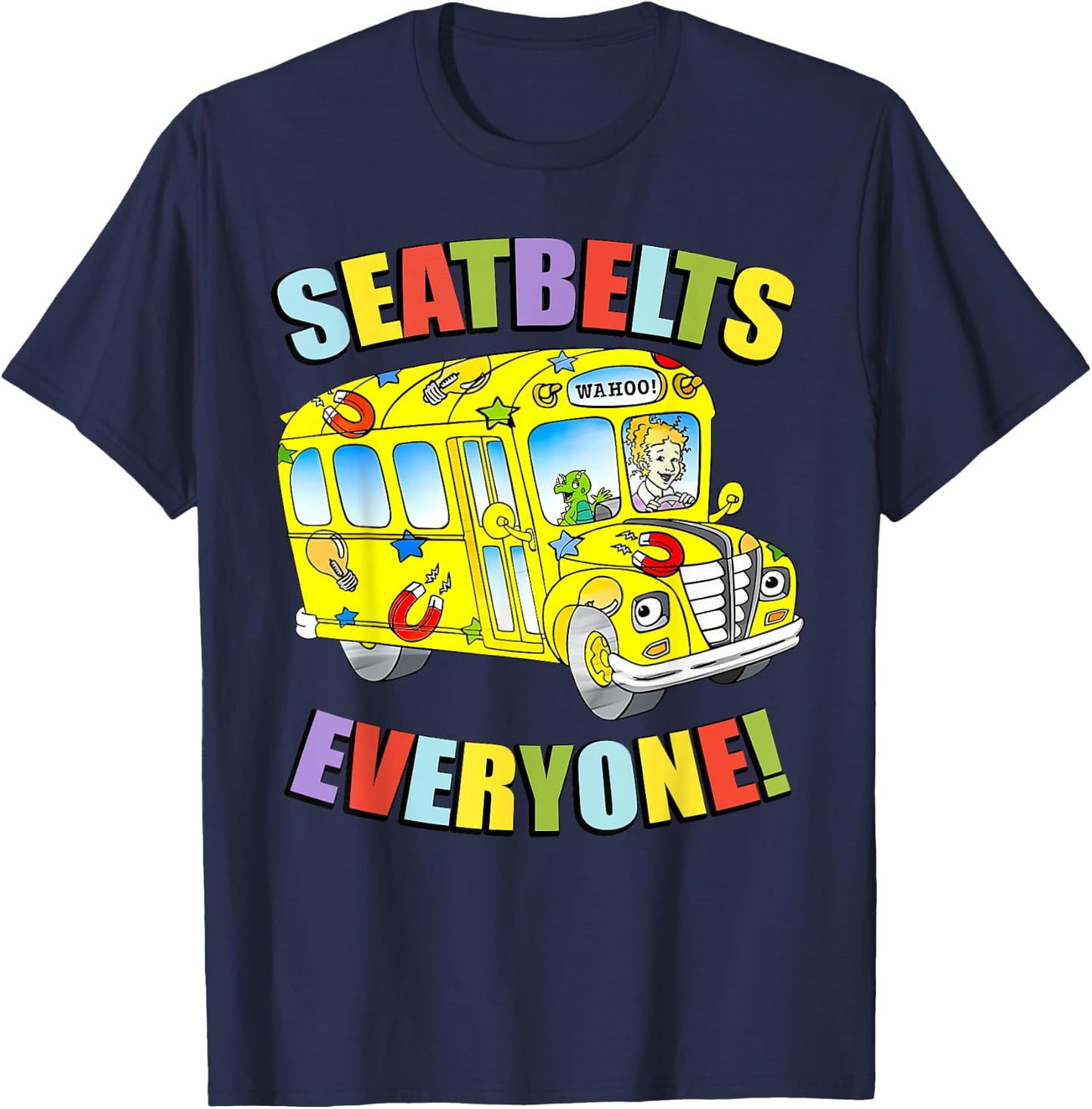 Seatbelts Everyone! T-Shirt - T-Shirt | Navy