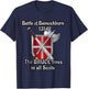 Battle Bannockburn 1314 King Bruce Sword Shield Scotland T-Shirt - T-Shirt | Navy