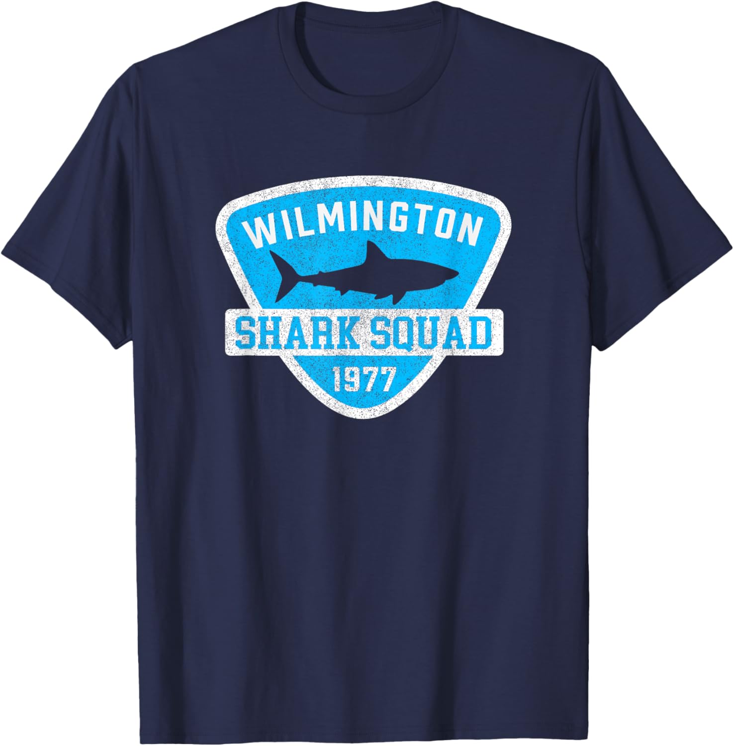 Kids Wilmington NC Shark Vacation Boys Girls Toddler T-Shirt - T-Shirt | Navy