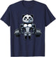 Weightlifting Panda Workout Bodybuilder Fitness Gym Panda T-Shirt - T-Shirt | Navy