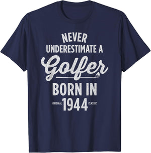 81 Year Old Golfer 81st Birthday Golf T-Shirt - T-Shirt | Navy