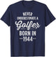 81 Year Old Golfer 81st Birthday Golf T-Shirt - T-Shirt | Navy