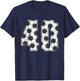 Soccer Player Number 40 Forty Soccer Birthday T-Shirt - T-Shirt | Navy