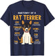 Rat Terrier Anatomy Funny Dog Mom Dad Gift T-Shirt - T-Shirt | Navy