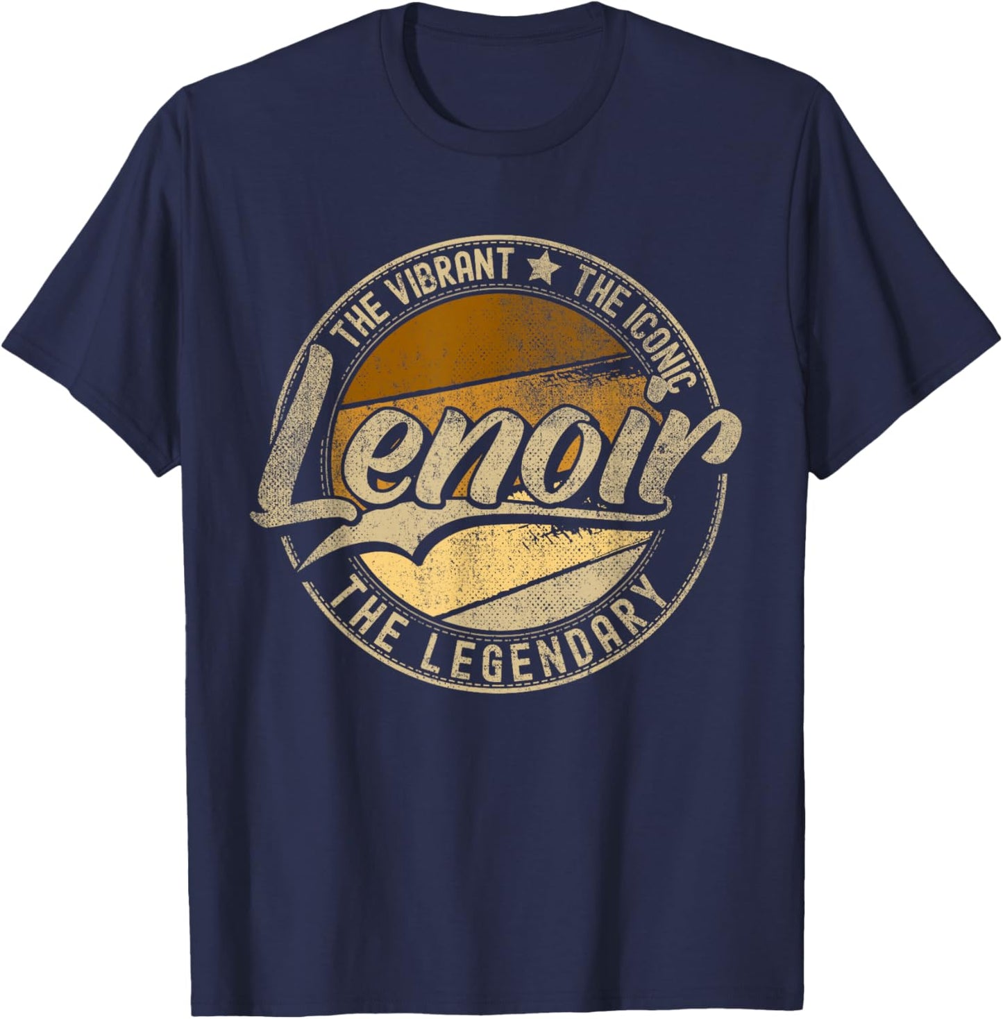 Lenoir NC | North Carolina | Vintage Distressed T-Shirt - T-Shirt | Navy