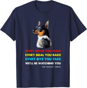 Teddy Roosevelt Terrier Dog Shirt Teddy Roosevelt Terrier T-Shirt - T-Shirt | Navy