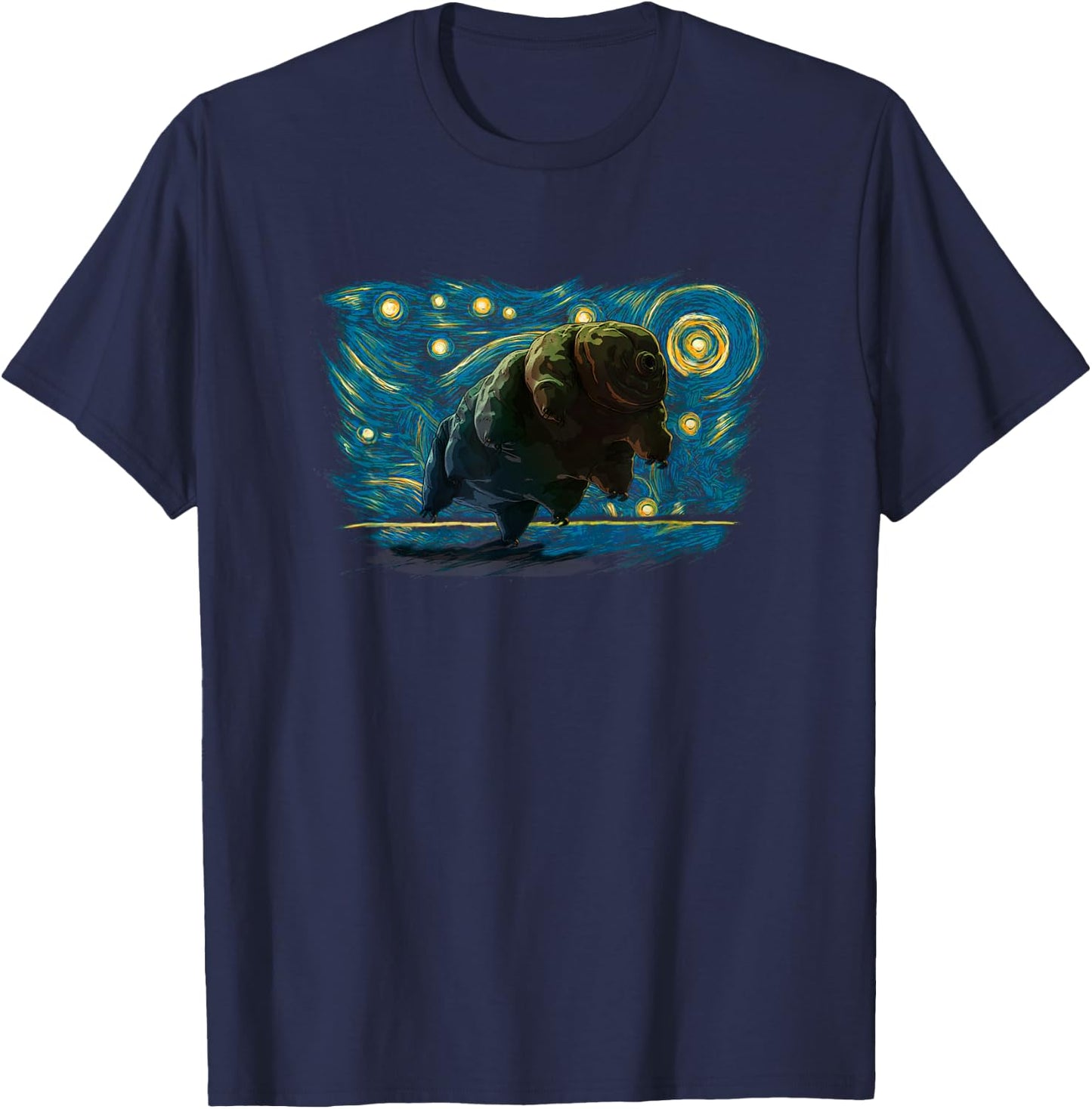 Retro Vintage Style Tardigrade T-Shirt - T-Shirt | Navy