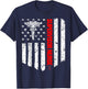 Supervisor Nurse American Flag RN Registered Nurse Gift Men T-Shirt - T-Shirt | Navy