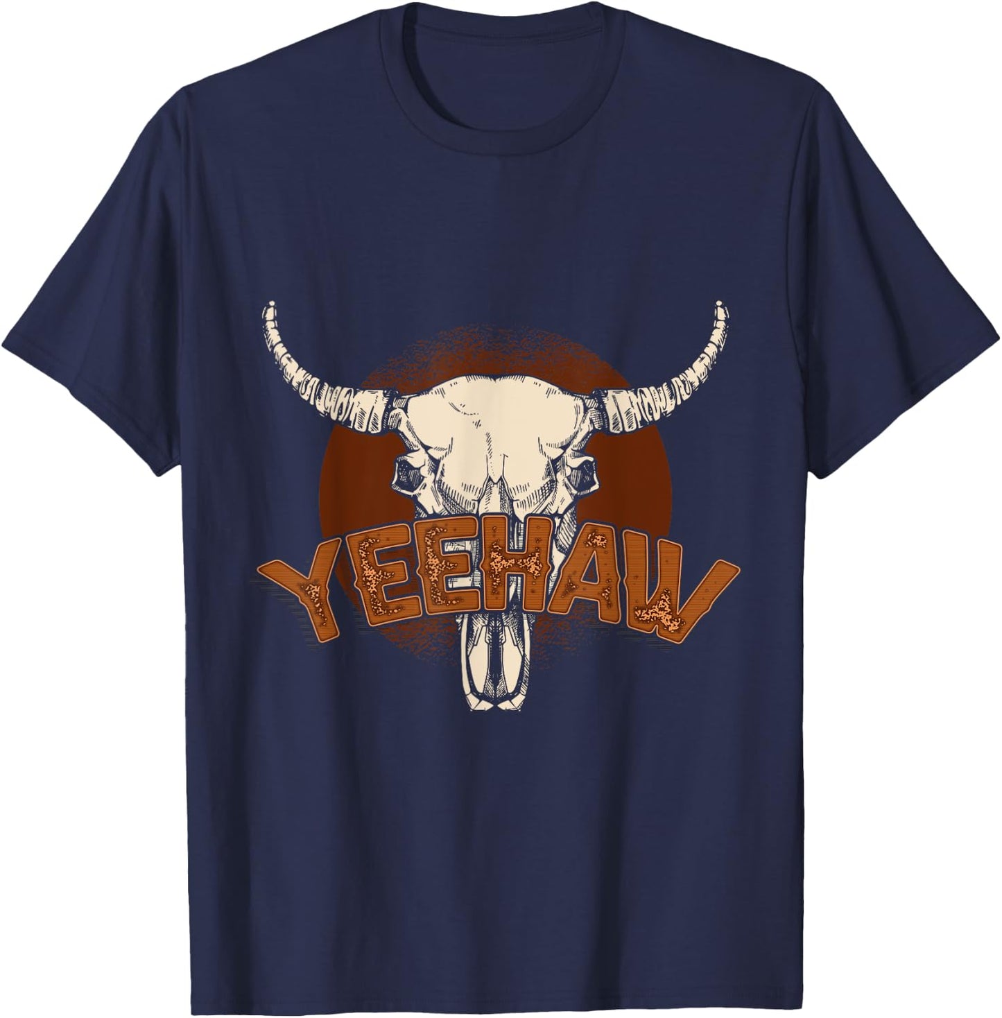 Yeehaw Cowboy T-Shirt - T-Shirt | Navy