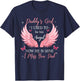 Daddy Girl I Used to be his Angel Now he is Mine T-Shirt - T-Shirt | Navy