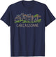 Carcassonne France art gift Men Women T-Shirt - T-Shirt | Navy