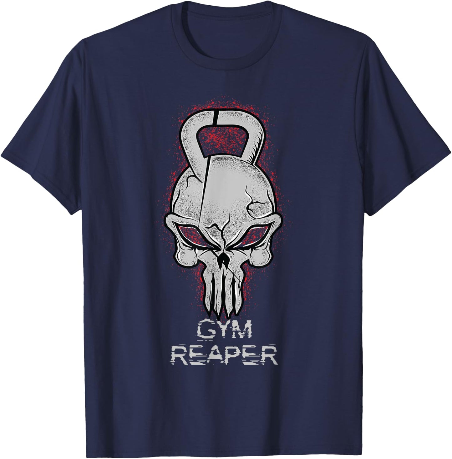 Gym Reaper for your workout. gym exercise fitness T-Shirt - T-Shirt | Navy