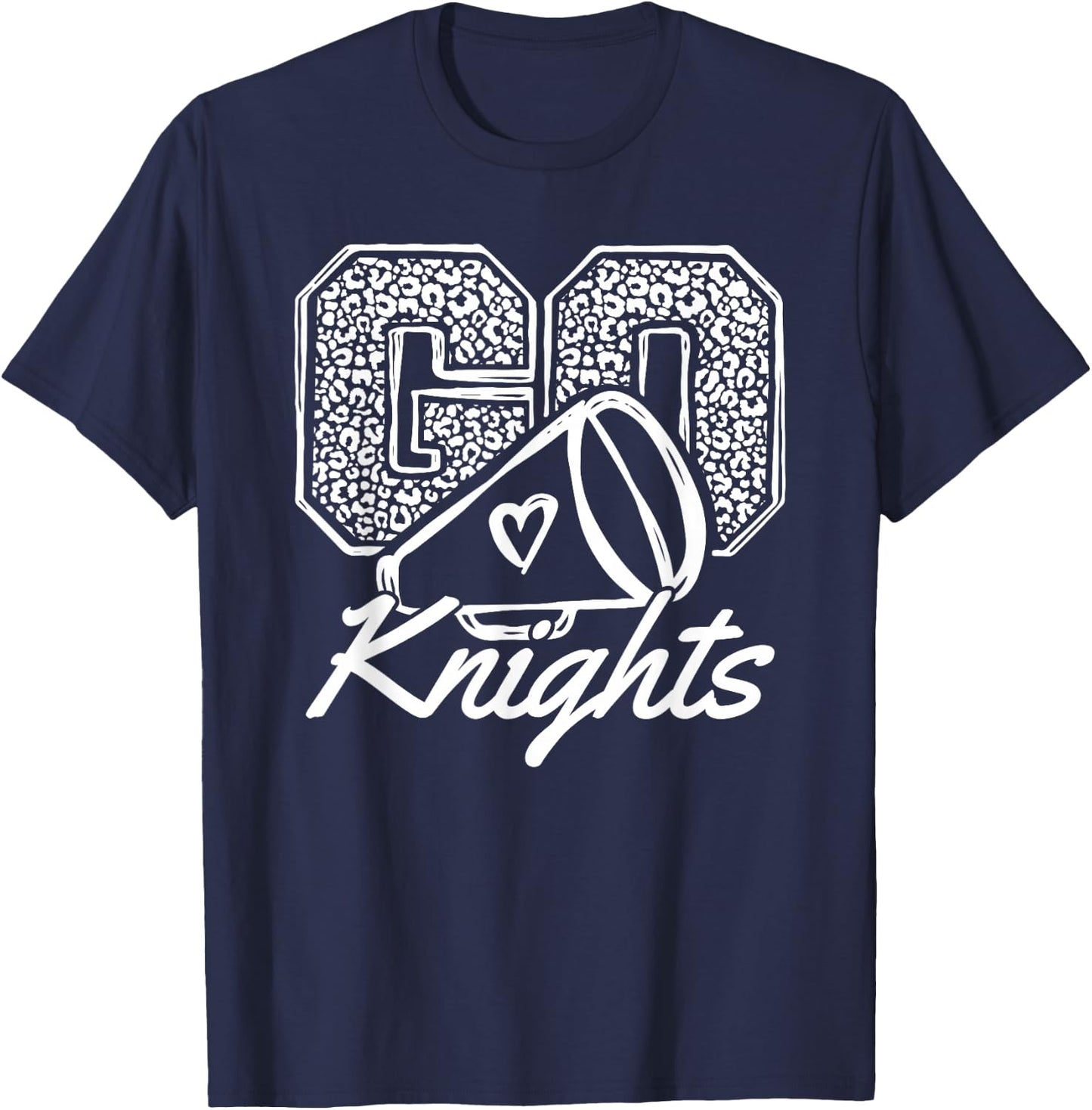 Go Cheer Knights Sports Name Gifts Men Women Boy Girl T-Shirt - T-Shirt | Navy