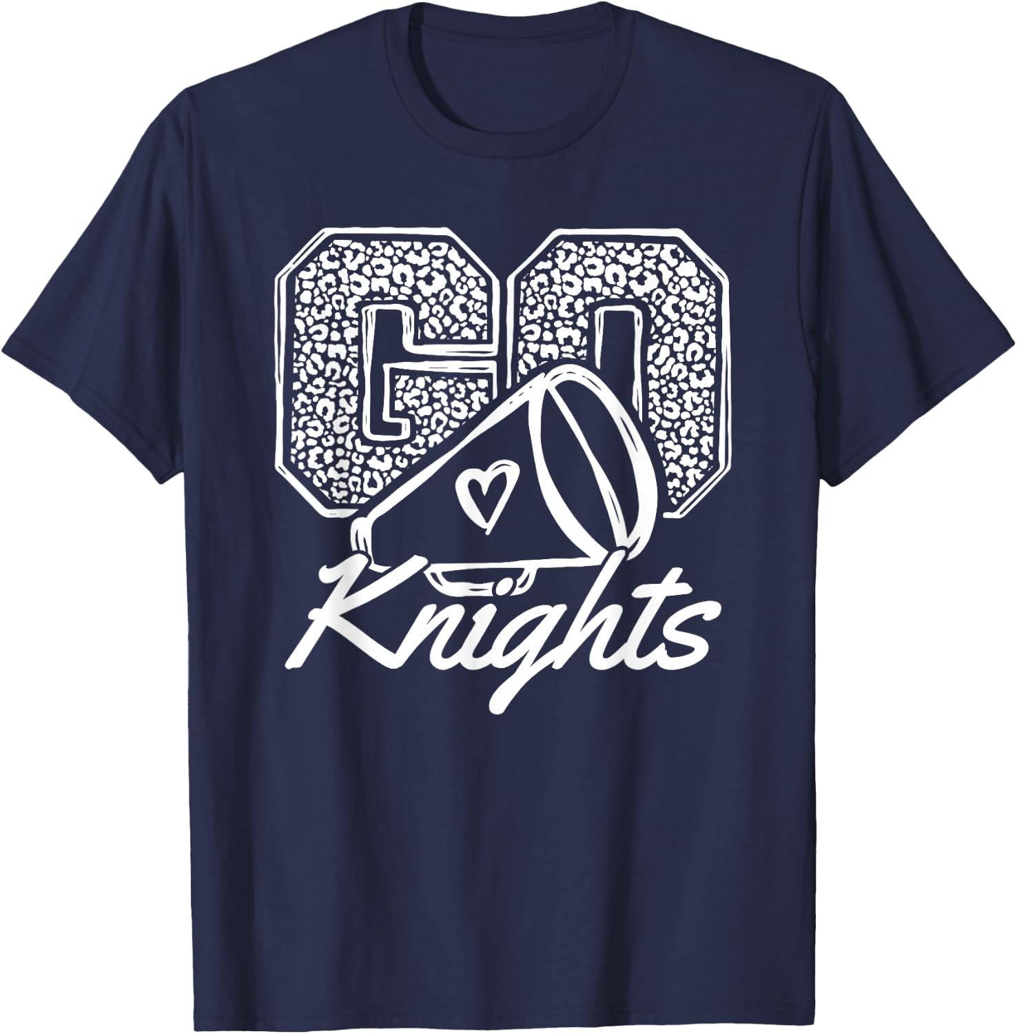 Go Cheer Knights Sports Name Gifts Men Women Boy Girl T-Shirt - T-Shirt | Navy