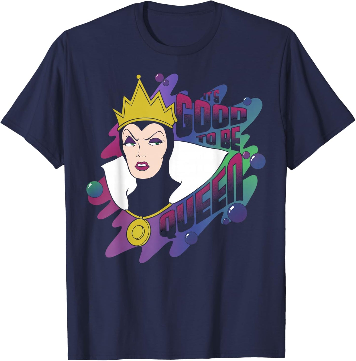 Disney Snow White Evil Queen Good to Be Queen T-Shirt - T-Shirt | Navy