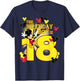Disney Mickey And Friends Mickey 18th Birthday Boy T-Shirt - T-Shirt | Navy