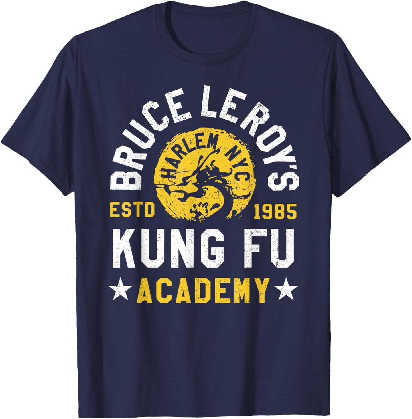 Bruce Leroy's Kung Fu , Women T-Shirt - T-Shirt | Navy