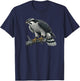 Goshawk, falconer, hunting and bird watching T-Shirt - T-Shirt | Navy
