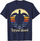 Topsail Island Beach North Carolina NC sea Turtle Lover Women Girls Kids T-Shirt - T-Shirt | Navy