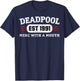 Marvel Deadpool 30th Merc With A Mouth Est 1991 T-Shirt - T-Shirt | Navy