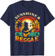 Sunshine & Reggae Gear for Rasta | Jamaican Reggae T-Shirt - T-Shirt | Navy
