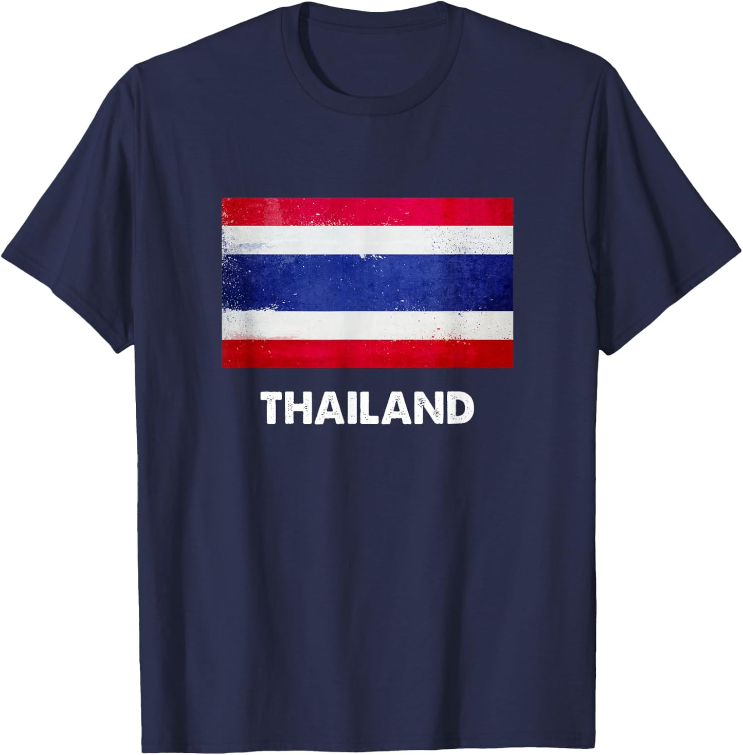 Thailand Flag Shirt | Thai T-Shirt - T-Shirt | Navy