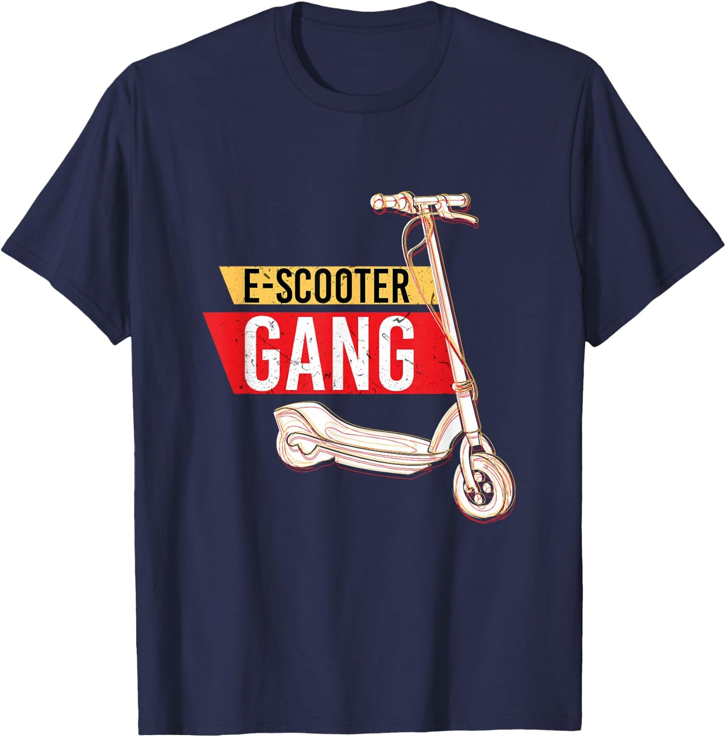 E-Scooter Gang I Scooter Rider Electric Scooter Kickscooter T-Shirt - T-Shirt | Navy