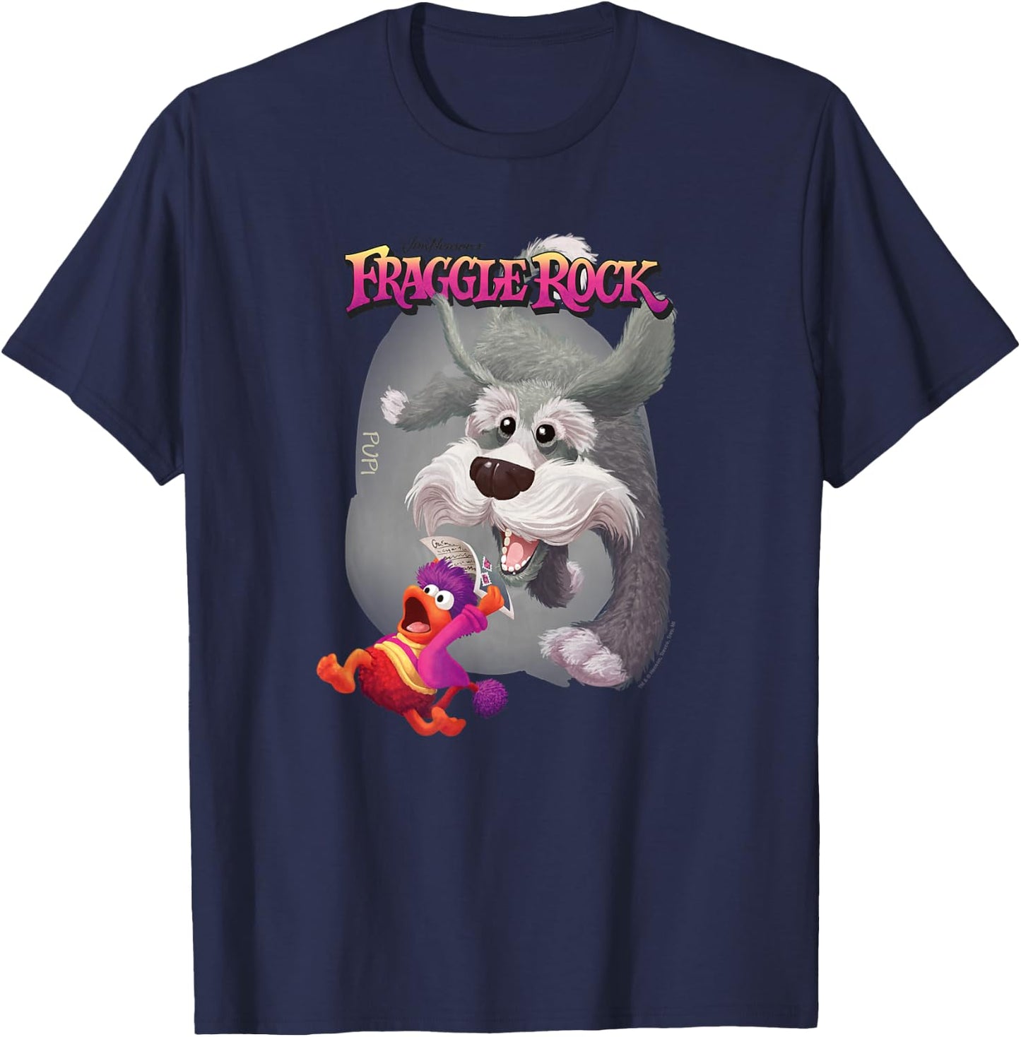Fraggle Rock in Pursuit T-Shirt - T-Shirt | Navy
