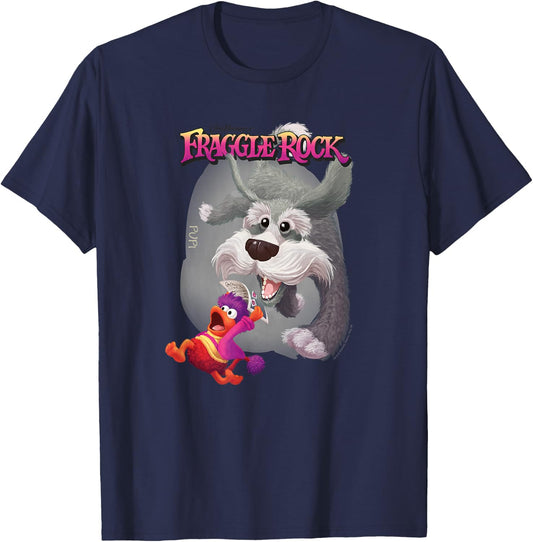 Fraggle Rock in Pursuit T-Shirt - T-Shirt | Navy