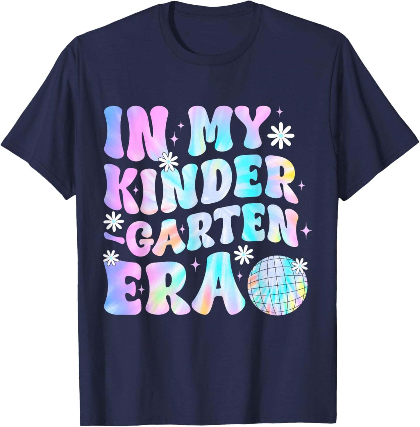 In My Kindergarten Era Back To School Kinder Boys Girls T-Shirt - T-Shirt | Navy