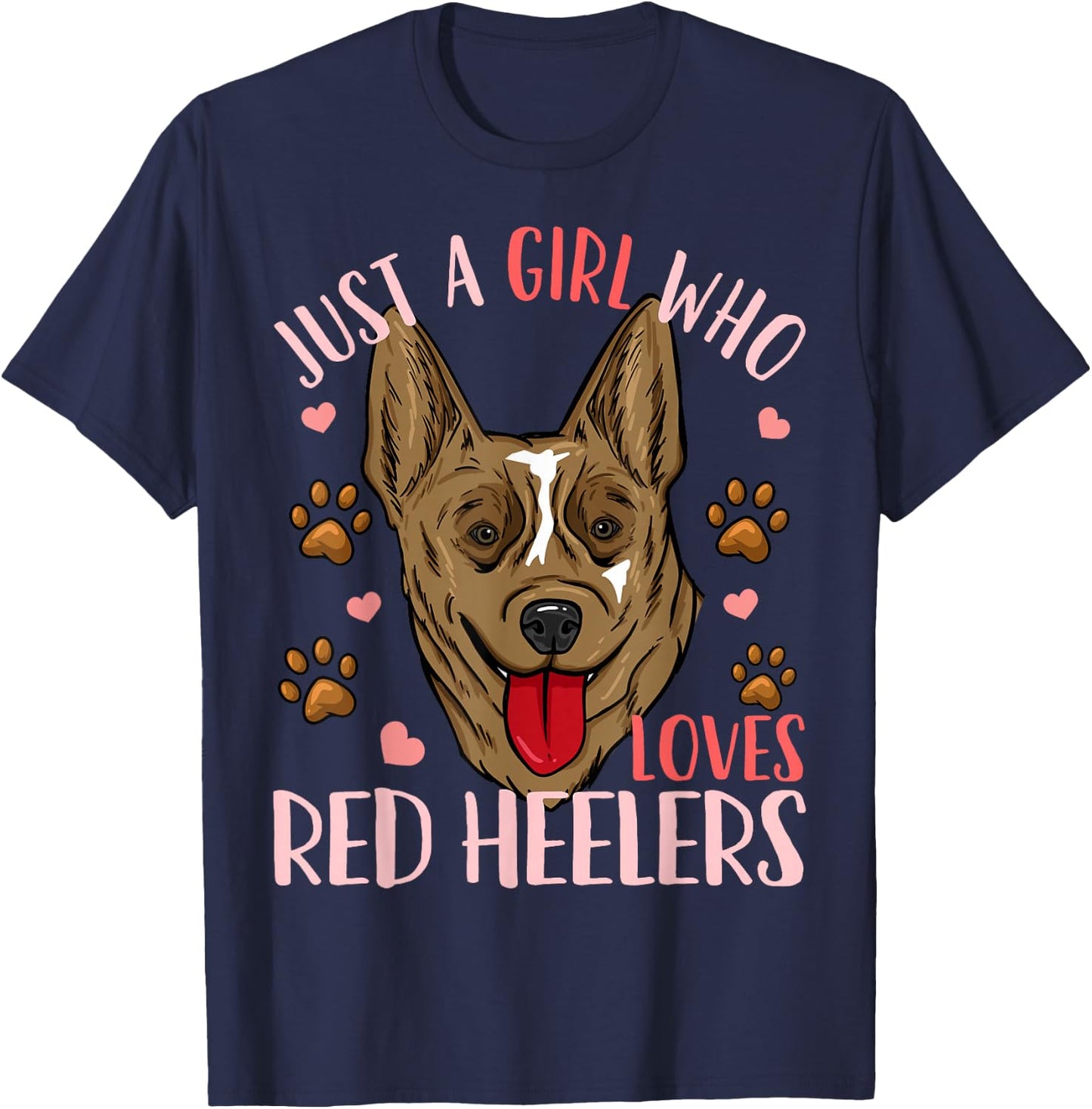 Red Heeler T-Shirt - T-Shirt | Navy
