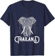 Bangkok Animal Elephant Thailand T-Shirt - T-Shirt | Navy