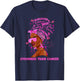 Black Women Queen Stronger Than Breast Cancer Pink Ribbon T-Shirt - T-Shirt | Navy