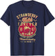 Is Easy With Eyes Closed Misunderstanding Strawberry Fields Forever Living, Retro Band , Small, Black T-Shirt - T-Shirt | Navy