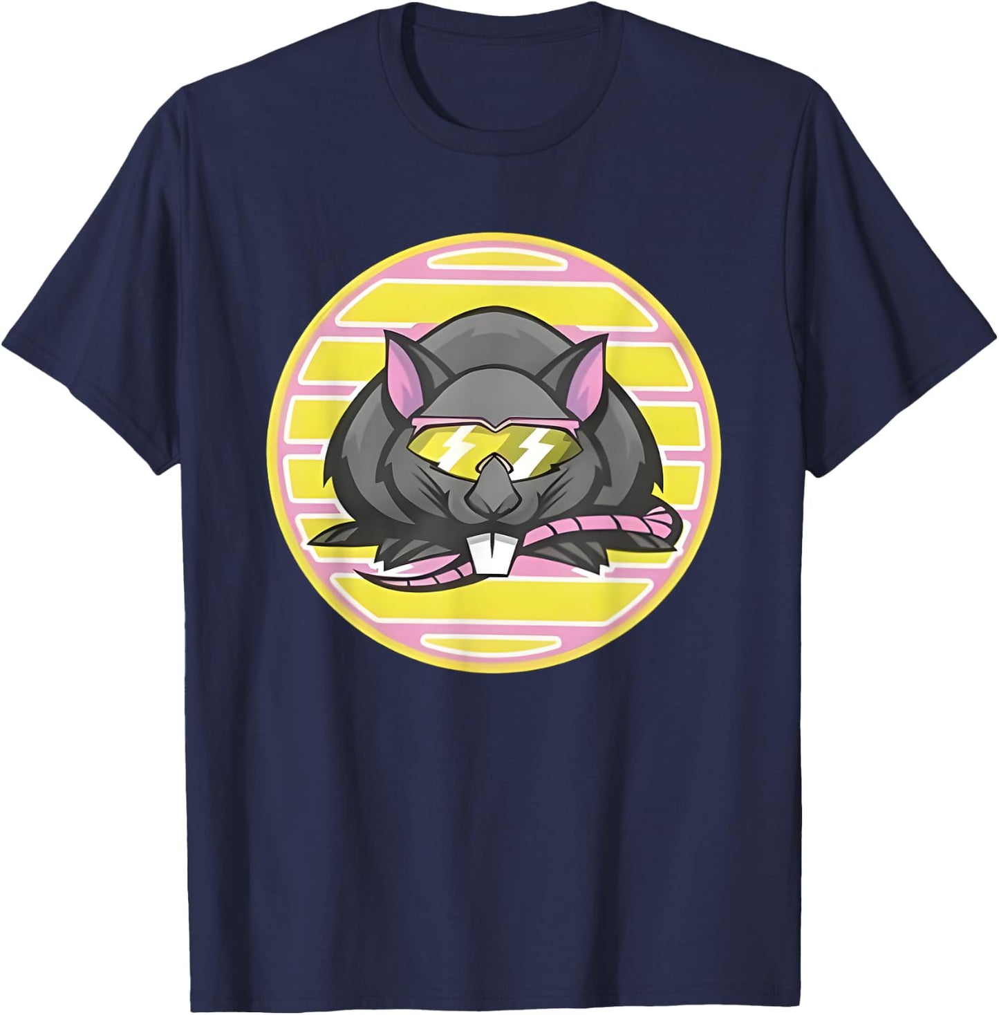 Roosterteeth Fuckface Off Rats T-Shirt - T-Shirt | Navy