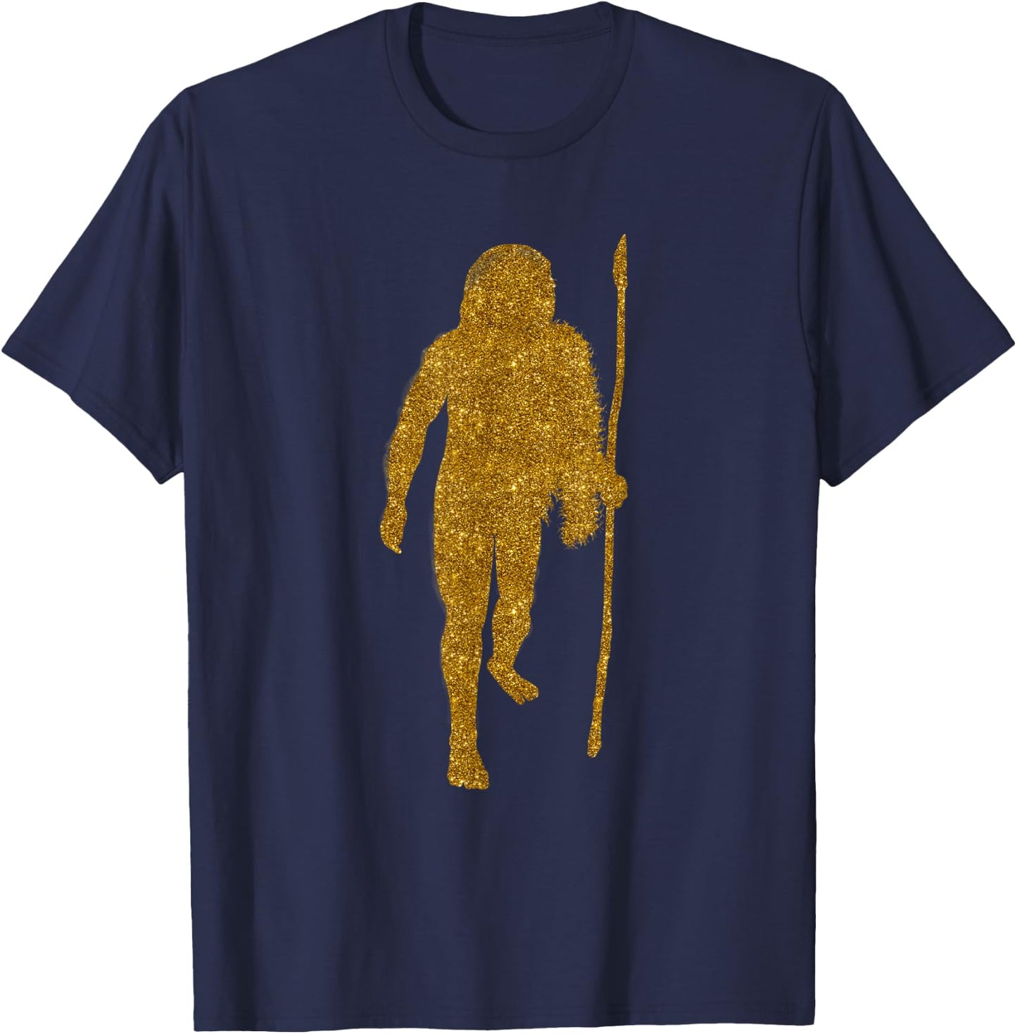Neanderthal Gift Girl Primate Animal Cavemen Lover T-Shirt - T-Shirt | Navy