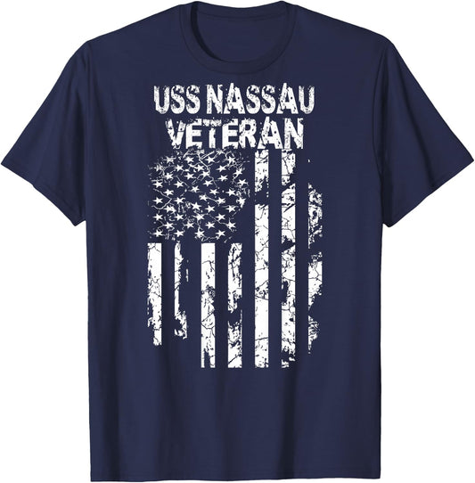 USS Nassau Veteran T-Shirt - T-Shirt | Navy