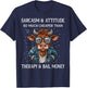 Cow Sarcasm And Attitude So Much Cheaper T-Shirt - T-Shirt | Navy