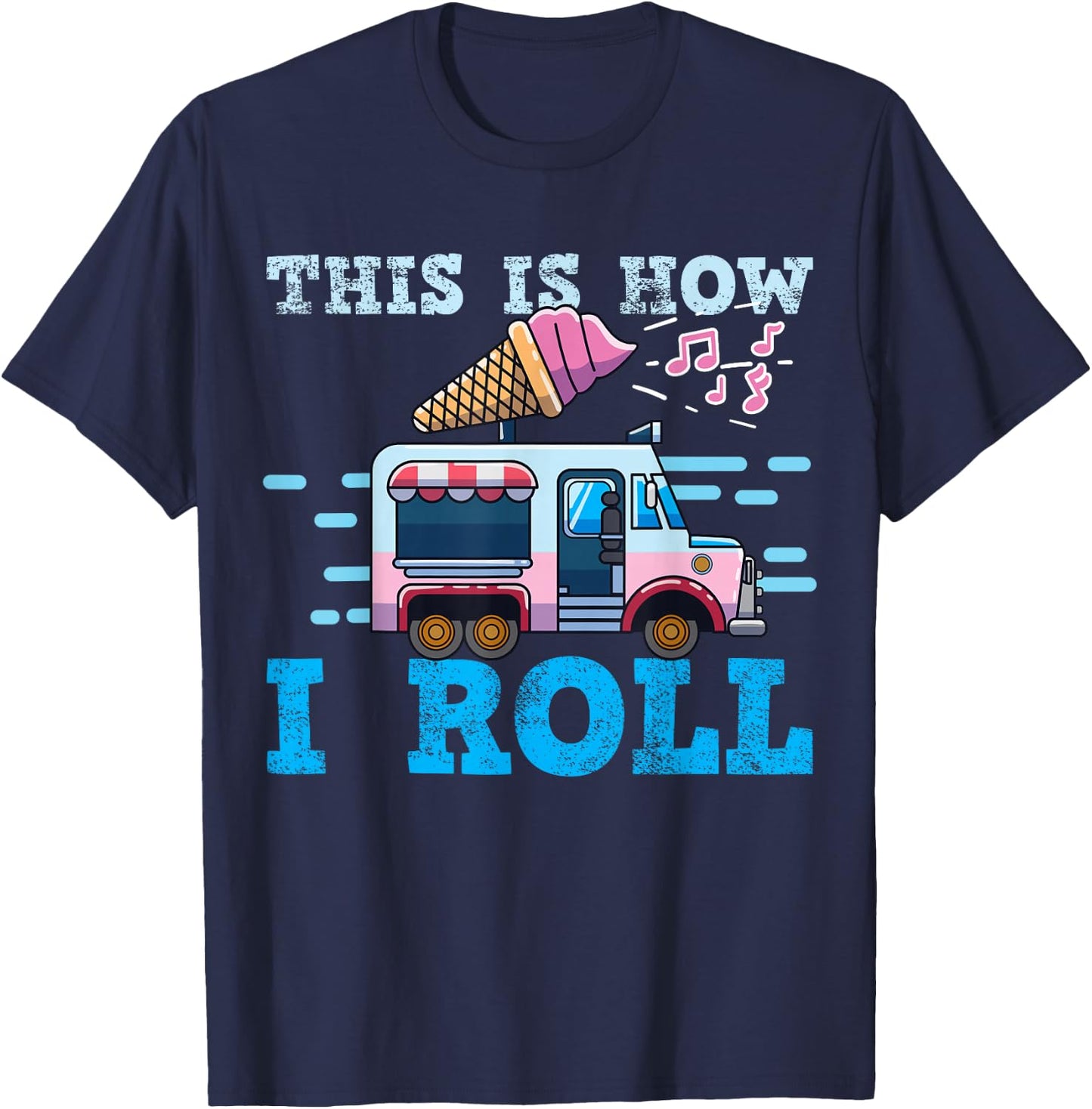 Ice Cream Truck T-Shirt - T-Shirt | Navy