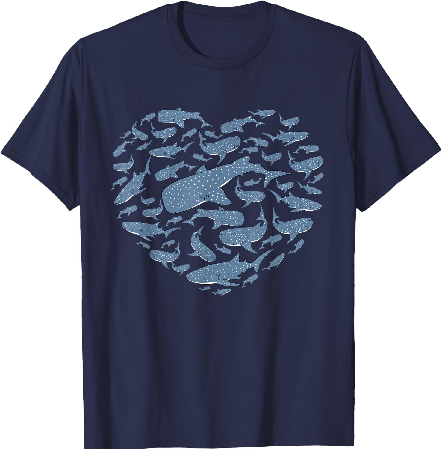 Whale Shark Shirt Women Whale Shark Gift Girls Scuba Diving T-Shirt - T-Shirt | Navy