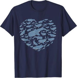 Whale Shark Shirt Women Whale Shark Gift Girls Scuba Diving T-Shirt - T-Shirt | Navy
