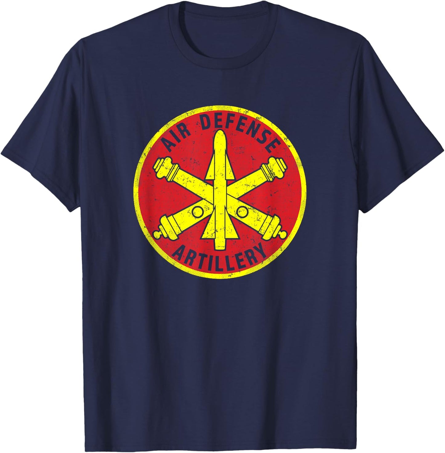 Air Defense Artillery branch insignia - Fort Sill T-Shirt - T-Shirt | Navy