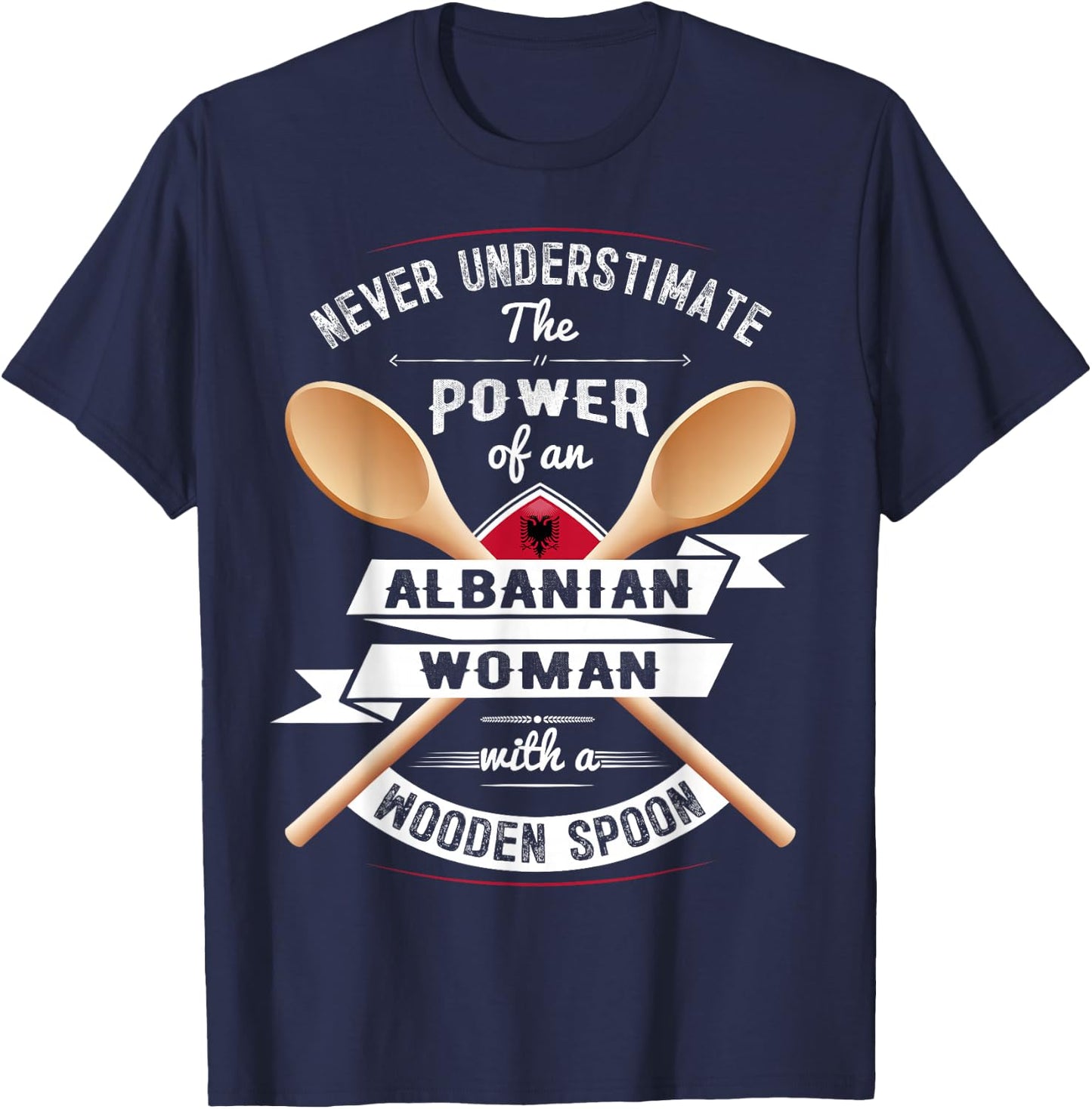 Albania Flag Souvenirs for Albanians Men & Women T-Shirt - T-Shirt | Navy