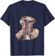 Vintage Human Anatomy Neck and Throat with Veins T-Shirt - T-Shirt | Navy