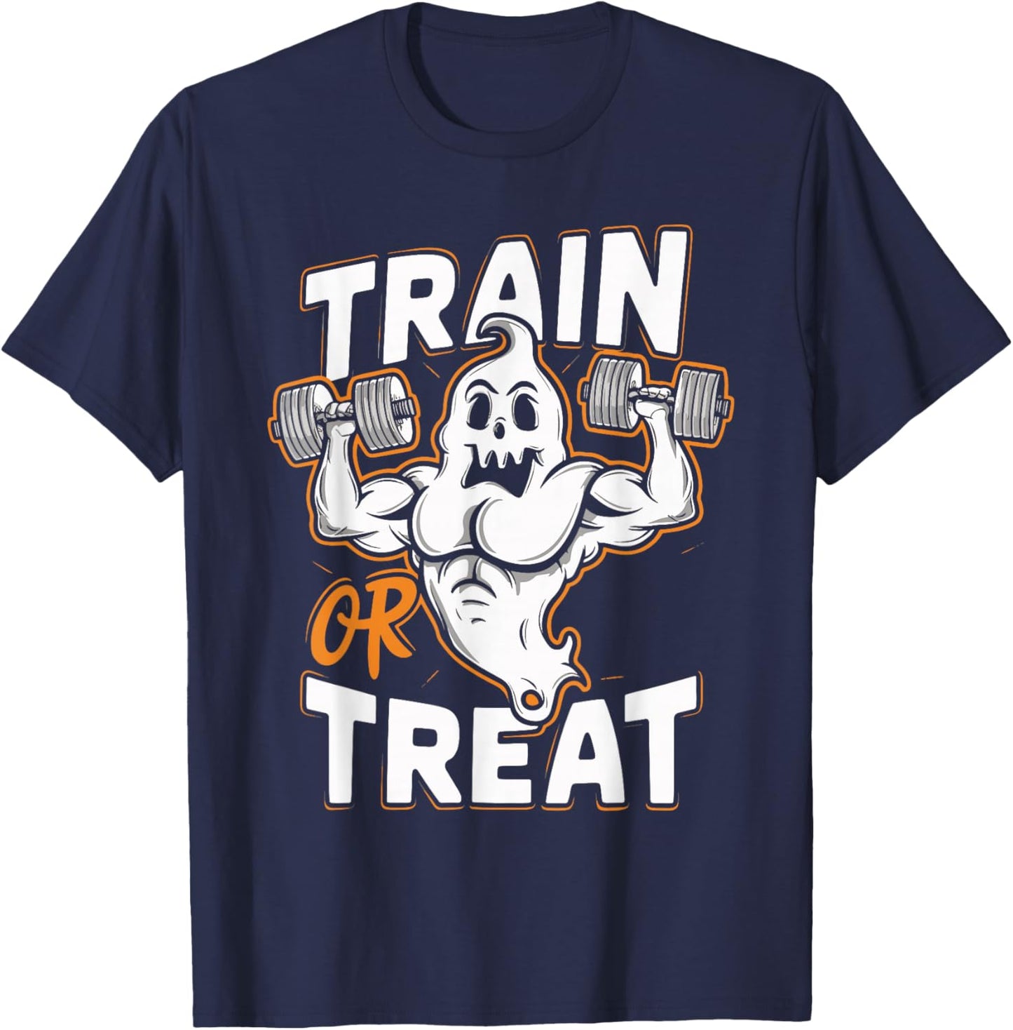 Train Or Treat T-Shirt - T-Shirt | Navy