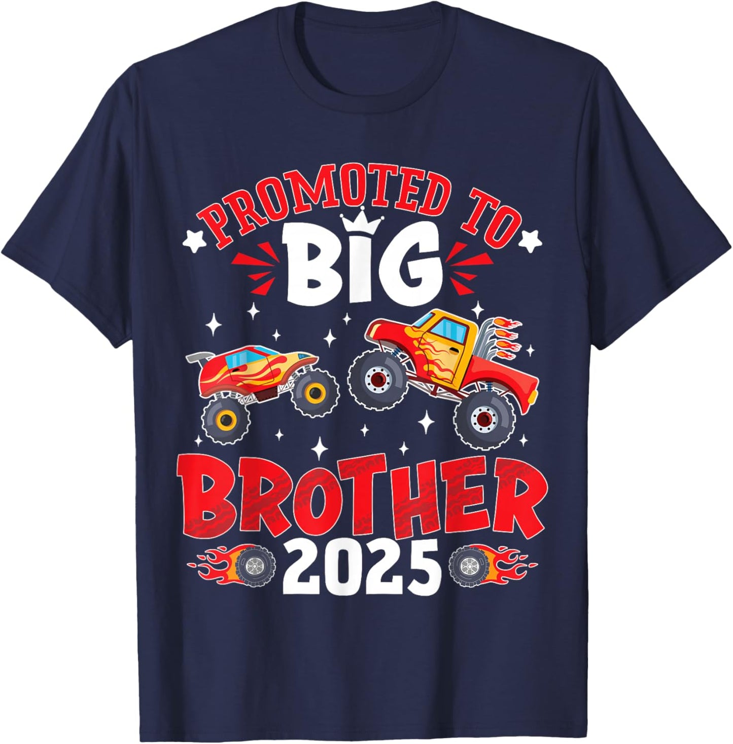 Big Brother 2025 Monster Truck T-Shirt - T-Shirt | Navy