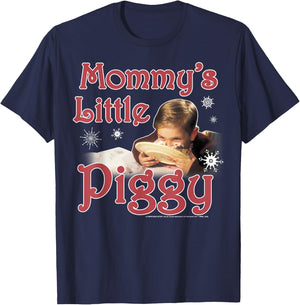 A Christmas Story Mommy's Little Piggy T-Shirt - T-Shirt | Navy